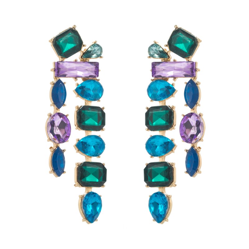 Fashion Jewelry Rhinestone Earrings For Women YWHME-505 