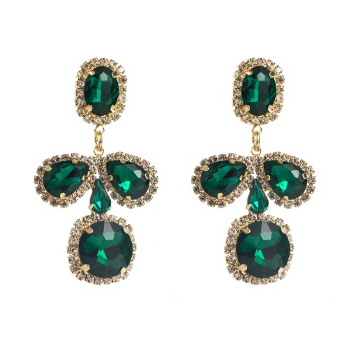 Fashion Jewelry Rhinestone Earrings For Women YWHME-506