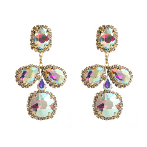 Fashion Jewelry Rhinestone Earrings For Women YWHME-506