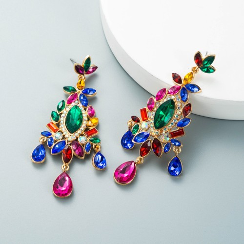 Fashion Jewelry Rhinestone Earrings For Women YWHME-507