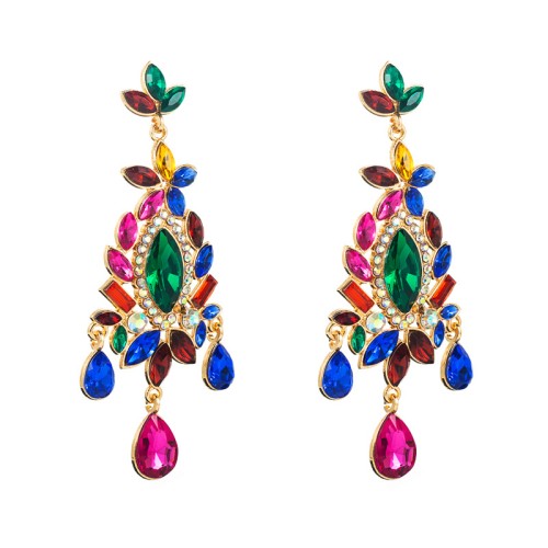 Fashion Jewelry Rhinestone Earrings For Women YWHME-507