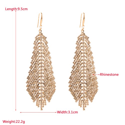 Fashion Jewelry Rhinestone Earrings For Women YWHME-508