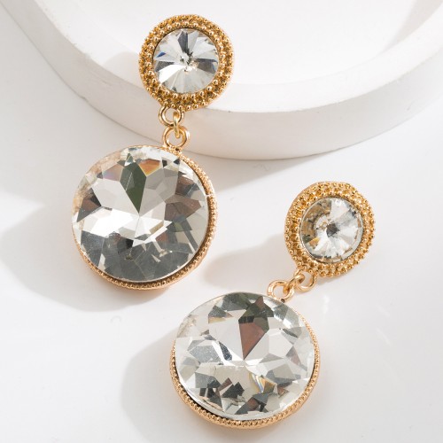 Fashion Jewelry Rhinestone Earrings For Women YWHME-509