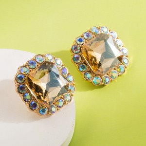 Fashion Jewelry Rhinestone Earrings For Women YWHME-510 