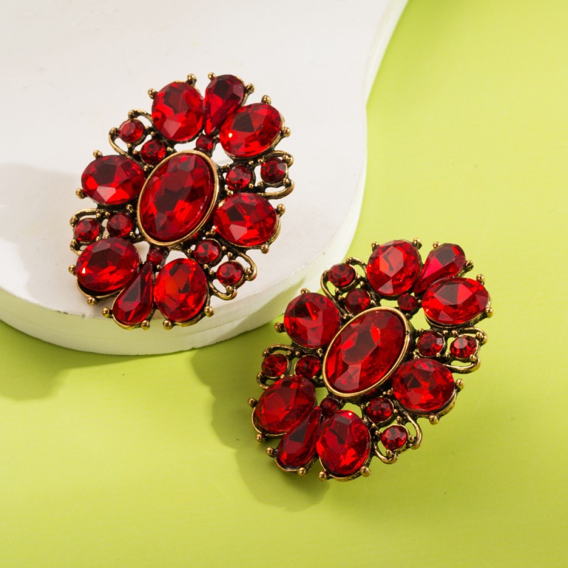 Fashion Jewelry Rhinestone Earrings For Women YWHME-511 