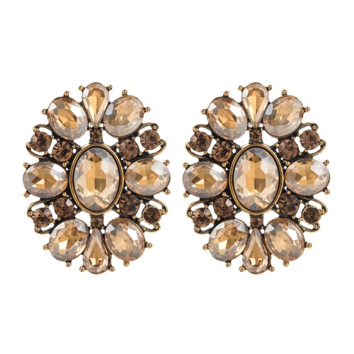 Fashion Jewelry Rhinestone Earrings For Women YWHME-511