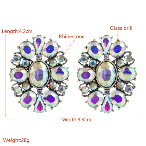 Fashion Jewelry Rhinestone Earrings For Women YWHME-511