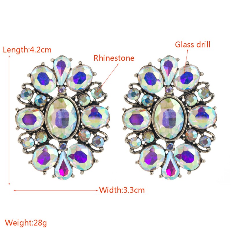 Fashion Jewelry Rhinestone Earrings For Women YWHME-511 