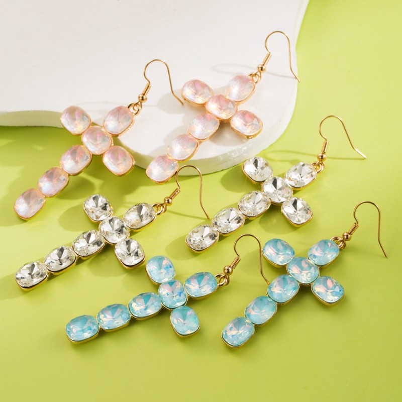 Fashion Jewelry Rhinestone Earrings For Women YWHME-512