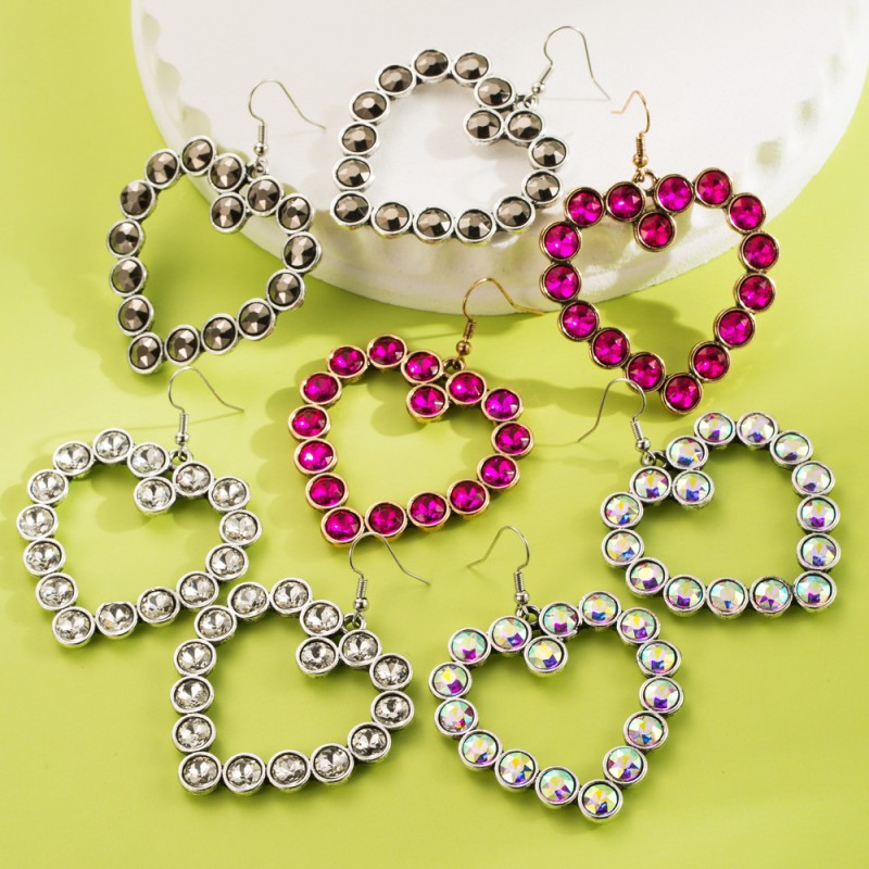 Fashion Jewelry Rhinestone Earrings For Women YWHME-513