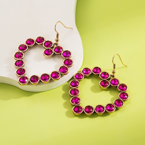 Fashion Jewelry Rhinestone Earrings For Women YWHME-513