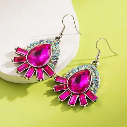 Fashion Jewelry Rhinestone Earrings For Women YWHME-514