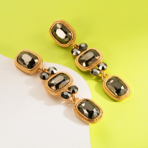 Fashion Jewelry Rhinestone Earrings For Women YWHME-515 