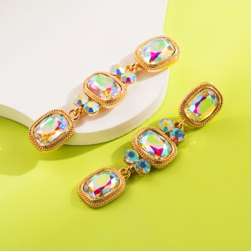 Fashion Jewelry Rhinestone Earrings For Women YWHME-515