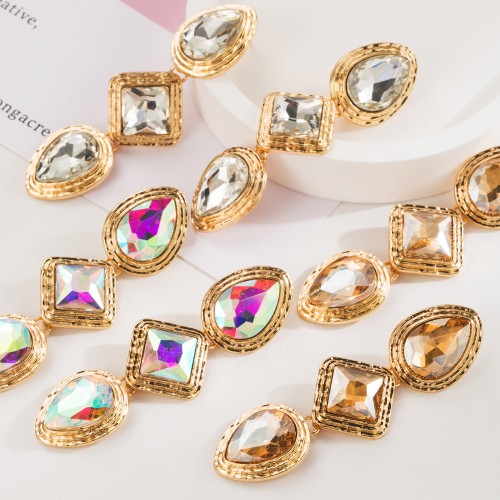 Fashion Jewelry Rhinestone Earrings For Women YWHME-516