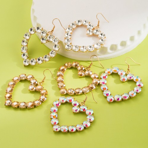 Fashion Jewelry Rhinestone Earrings For Women YWHME-518