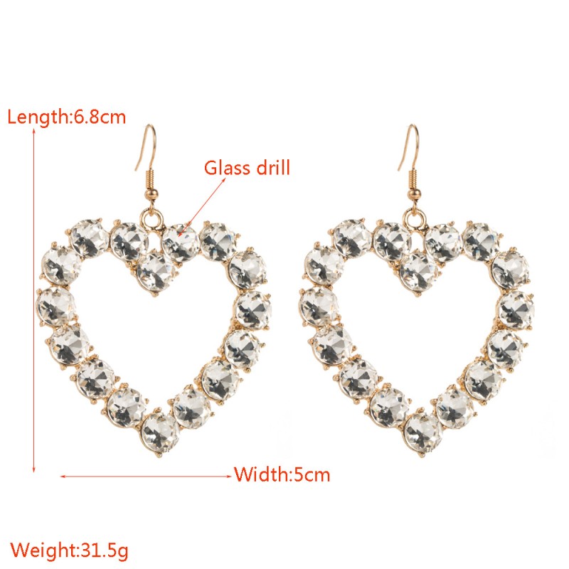 Fashion Jewelry Rhinestone Earrings For Women YWHME-518 