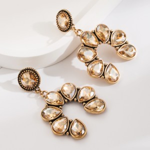 Fashion Jewelry Rhinestone Earrings For Women YWHME-519 