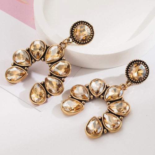 Fashion Jewelry Rhinestone Earrings For Women YWHME-519