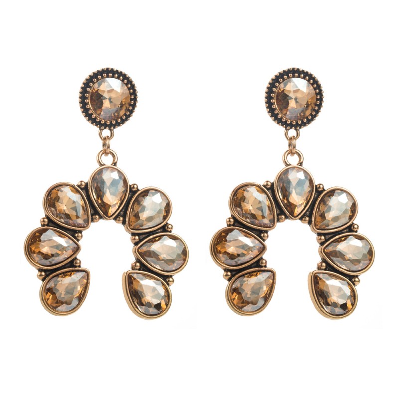 Fashion Jewelry Rhinestone Earrings For Women YWHME-519 