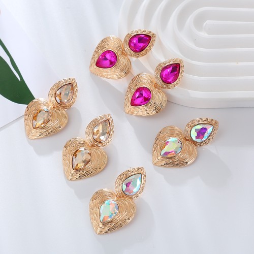 Fashion Jewelry Rhinestone Earrings For Women YWHME-520