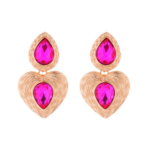 Fashion Jewelry Rhinestone Earrings For Women YWHME-520