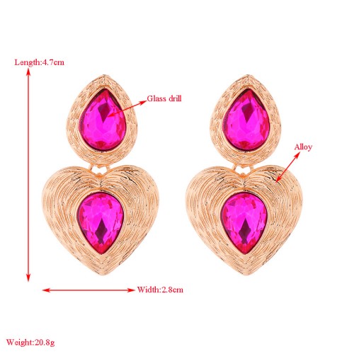 Fashion Jewelry Rhinestone Earrings For Women YWHME-520