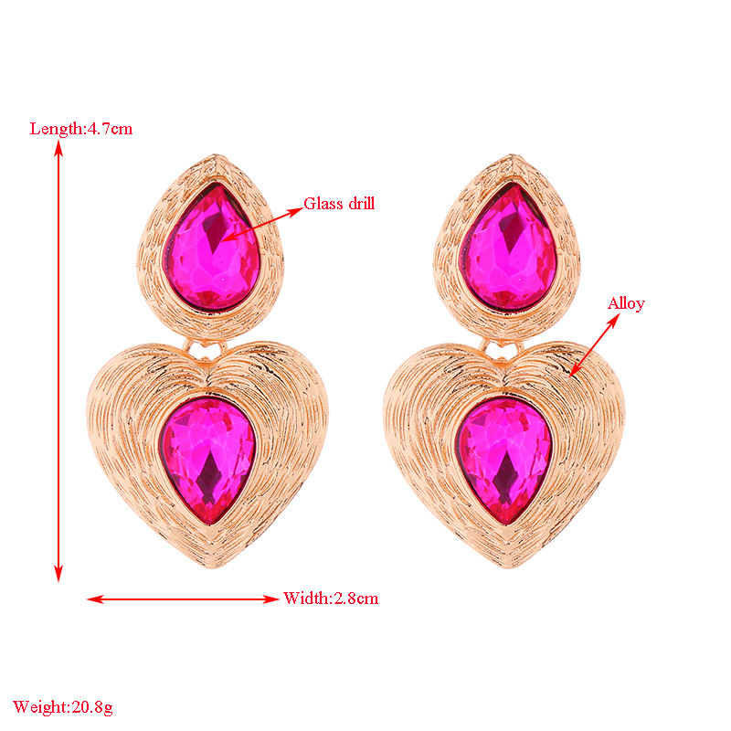 Fashion Jewelry Rhinestone Earrings For Women YWHME-520 