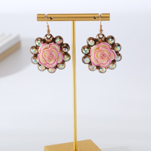 Fashion Jewelry Rhinestone Earrings For Women YWHME-521