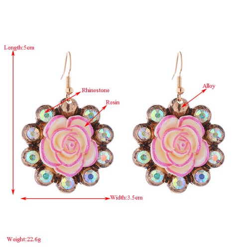 Fashion Jewelry Rhinestone Earrings For Women YWHME-521