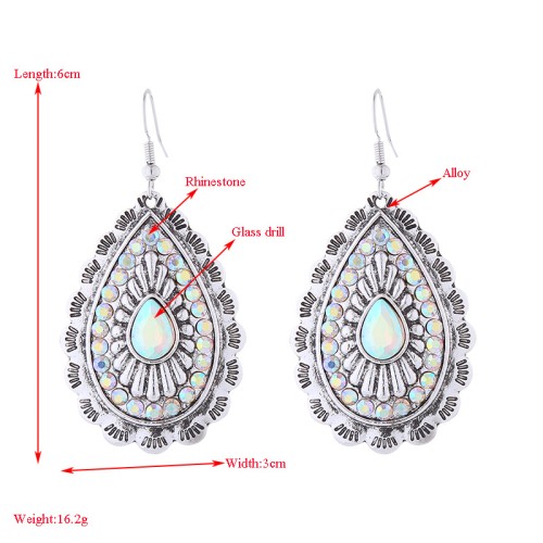 Fashion Jewelry Rhinestone Earrings For Women YWHME-522