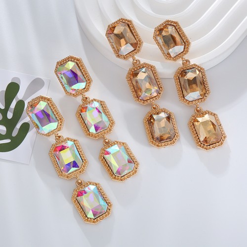 Fashion Jewelry Rhinestone Earrings For Women YWHME-524