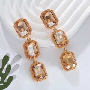 Fashion Jewelry Rhinestone Earrings For Women YWHME-524 