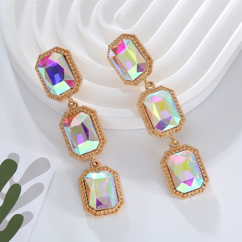 Fashion Jewelry Rhinestone Earrings For Women YWHME-524