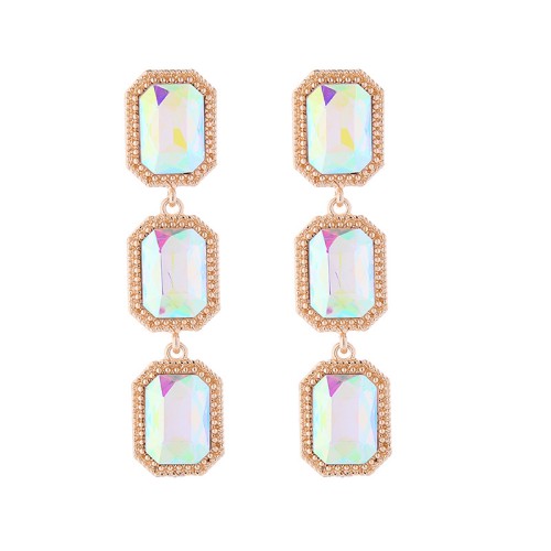 Fashion Jewelry Rhinestone Earrings For Women YWHME-524