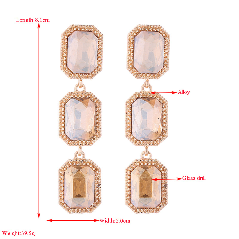 Fashion Jewelry Rhinestone Earrings For Women YWHME-524 