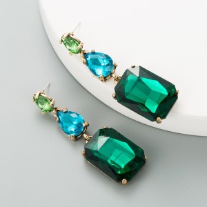 Fashion Jewelry Rhinestone Earrings For Women YWHME-525 