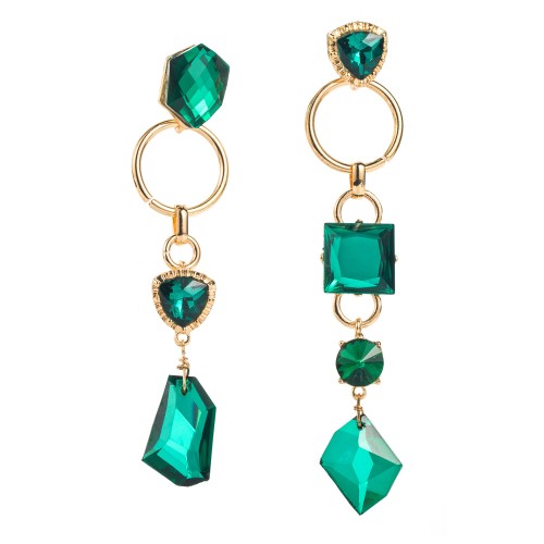 Fashion Jewelry Rhinestone Earrings For Women YWHME-526