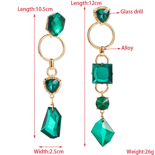 Fashion Jewelry Rhinestone Earrings For Women YWHME-526