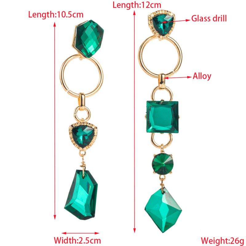 Fashion Jewelry Rhinestone Earrings For Women YWHME-526 