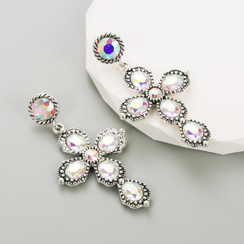 Fashion Jewelry Rhinestone Earrings For Women YWHME-527 