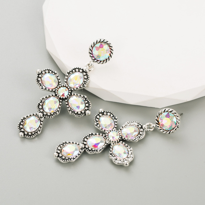 Fashion Jewelry Rhinestone Earrings For Women YWHME-527 