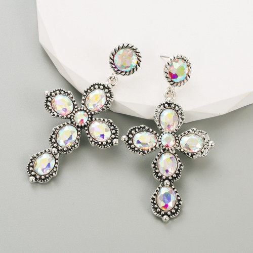 Fashion Jewelry Rhinestone Earrings For Women YWHME-527