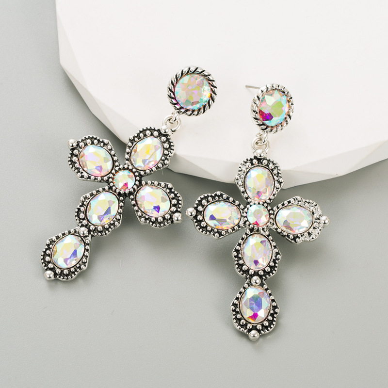 Fashion Jewelry Rhinestone Earrings For Women YWHME-527 