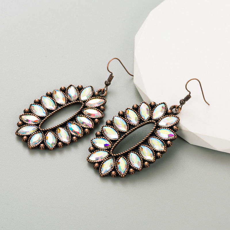 Fashion Jewelry Rhinestone Earrings For Women YWHME-528 