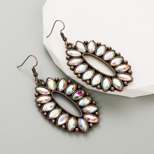 Fashion Jewelry Rhinestone Earrings For Women YWHME-528