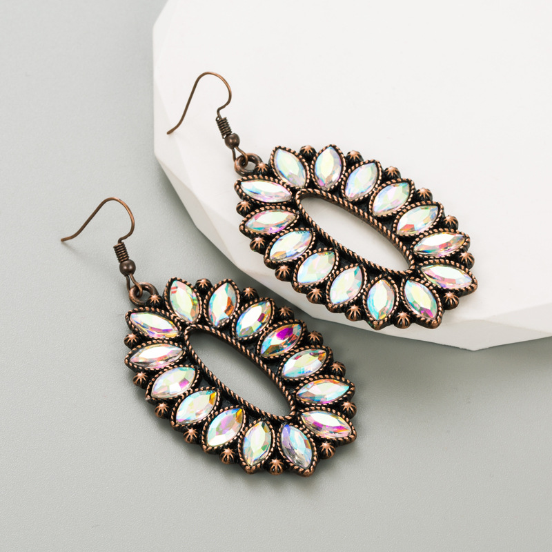 Fashion Jewelry Rhinestone Earrings For Women YWHME-528 