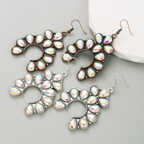 Fashion Jewelry Rhinestone Earrings For Women YWHME-529