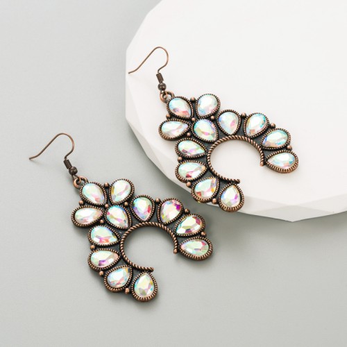 Fashion Jewelry Rhinestone Earrings For Women YWHME-529