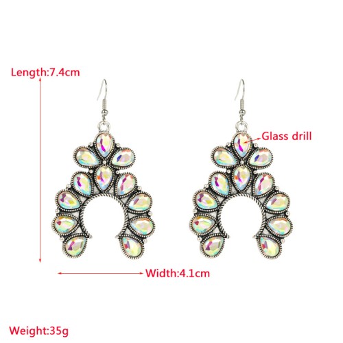 Fashion Jewelry Rhinestone Earrings For Women YWHME-529